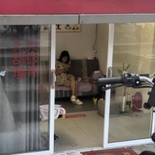 #南京#,#扫街# 2] 南京一条街 扫街看到个小姐姐 腿不错服务不错 先口再做